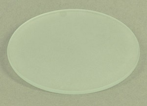 Dekglas, rond, D = 75 mm