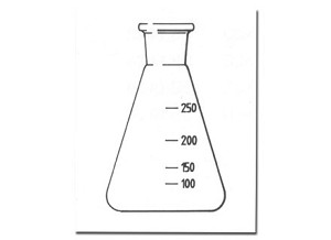 Erlenmeyer, glas, 100 ml, SB 19