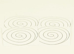 Spiralen voor stralingswarmte, set van 5